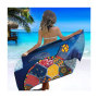 Wholesale  Quick Dry Double Velvet Beach Towel, Logo Custom Soft Beach Towel With Travel Bag/