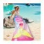 Wholesale  Quick Dry Double Velvet Beach Towel, Logo Custom Soft Beach Towel With Travel Bag/