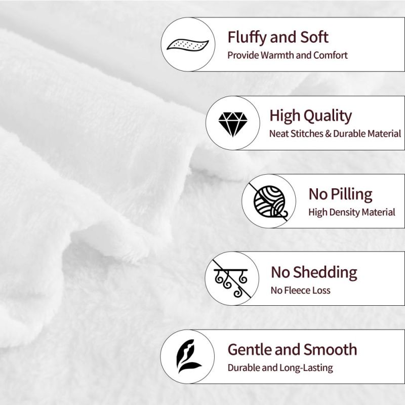 Bohemian Aztec Black On Cream Mixed Motifs Blanket Flannel Decoration Super Warm Throw Blankets for Bed Couch Plush Thin Quilt/