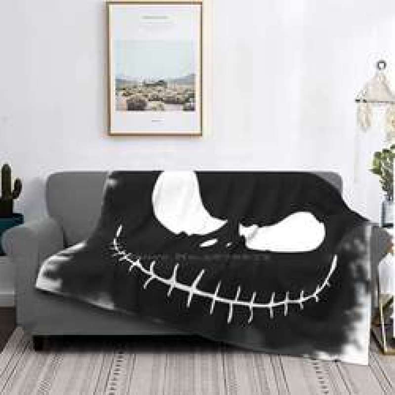 Bohemian Aztec Black On Cream Mixed Motifs Blanket Flannel Decoration Super Warm Throw Blankets for Bed Couch Plush Thin Quilt/