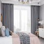 custom curtains Nordic modern thick shade bedroom living room Jacquard blackout curtain/