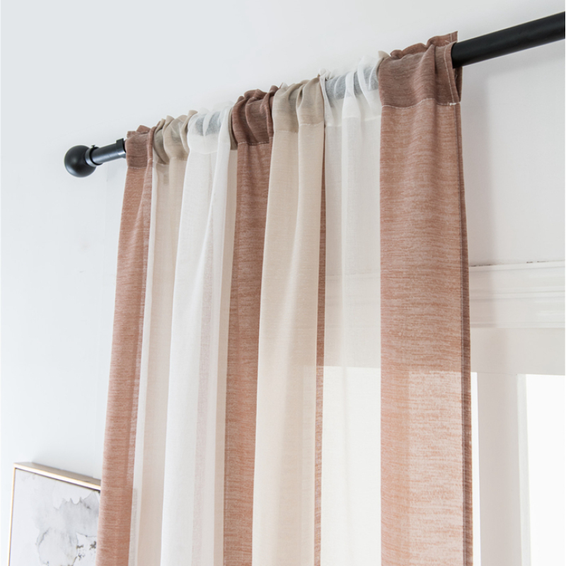 New Living Room Sheer Fabric, Curtains For The Living Room Fabric Rideaux Voilage Pas Cher/