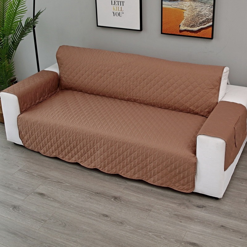 Throw Slip Cover Couch Furniture Protector Pet Reversible Washable Removable Armrest Slipcovers 1/2/3 Seat