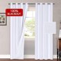 Made in China Extra Wide 100% Primitive Linen Blackout Curtain,  Energy Saving Window Treatment 2 Panels Night Living Room  Curt