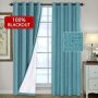 Made in China Extra Wide 100% Primitive Linen Blackout Curtain,  Energy Saving Window Treatment 2 Panels Night Living Room  Curt