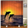Drop Shipping Seaside Style Shower Curtain And Rug Set Shower Curtain Custom Printing Shower Curtain Luxury/
