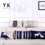 Factory direct memory alphabetic string sofa chair cushion cover fabric handbag cushion cover ins style