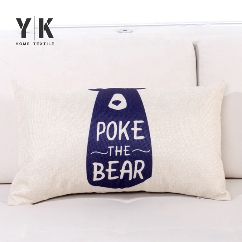 Factory direct memory alphabetic string sofa chair cushion cover fabric handbag cushion cover ins style