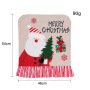 2022 Christmas Gift Shop Decoration Support matching delivery santa and snowman Chair covers for hotel restaurant chairs