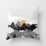 Custom Scenery Series Cushion Cover, 45*45 Cm Soft Landscape Sunset Cushion Cover/