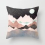 Custom Scenery Series Cushion Cover, 45*45 Cm Soft Landscape Sunset Cushion Cover/