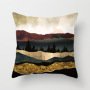 Custom Scenery Series Cushion Cover, 45*45 Cm Soft Landscape Sunset Cushion Cover/