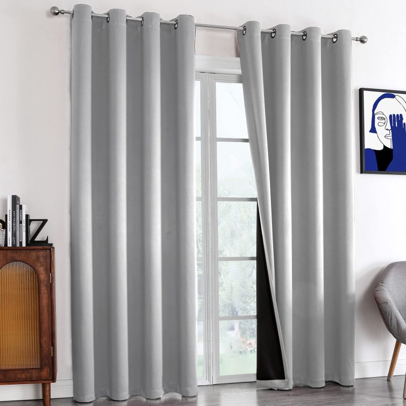 Cheap modern suppliers blackout curtain gray blackout curtain blinds blackout curtain for the living room
