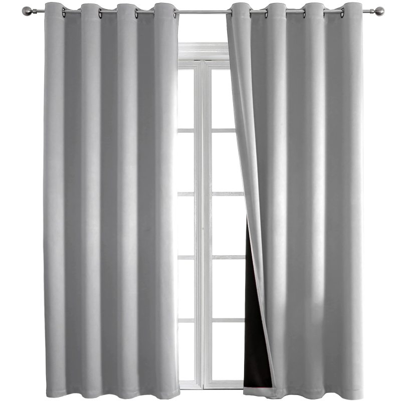 Cheap modern suppliers blackout curtain gray blackout curtain blinds blackout curtain for the living room
