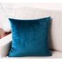 Luxury Fundas Cojin, Chocolate Soft Velvet Sofa Pillow Case Cushion Cover /