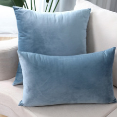 Luxury Fundas Cojin, Chocolate Soft Velvet Sofa Pillow Case Cushion Cover /