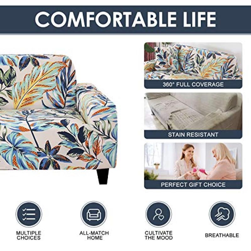 Wholesale Sofa Cover Spandex, Printed Sofa Slipcover 1/2/3/4 Seats$