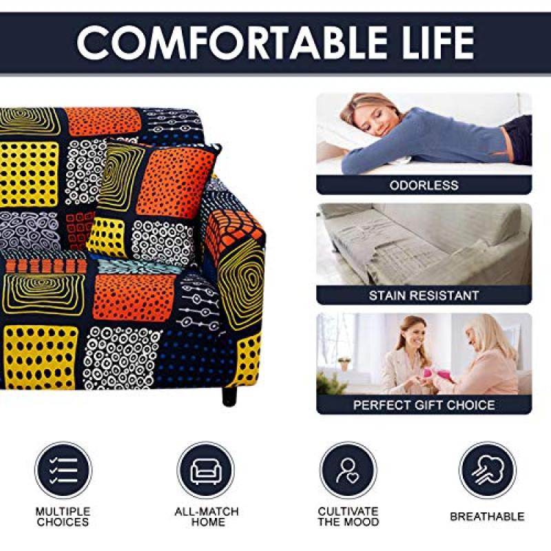 Wholesale Sofa Cover Spandex, Printed Sofa Slipcover 1/2/3/4 Seats$