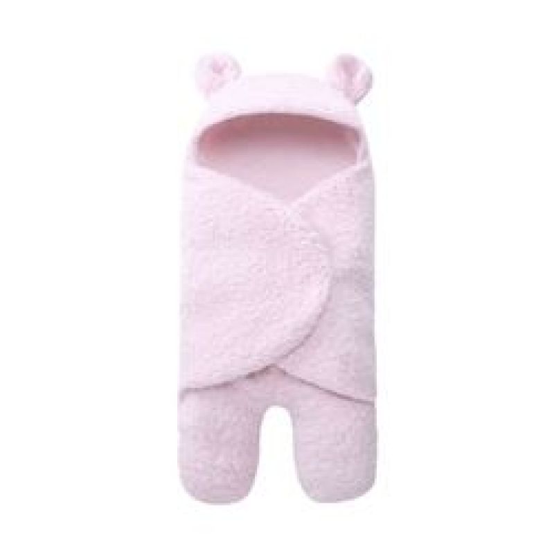 Cute Newborn Baby Boys Girls Blankets Plush  Blankets White, Nursery Swaddling Blankets