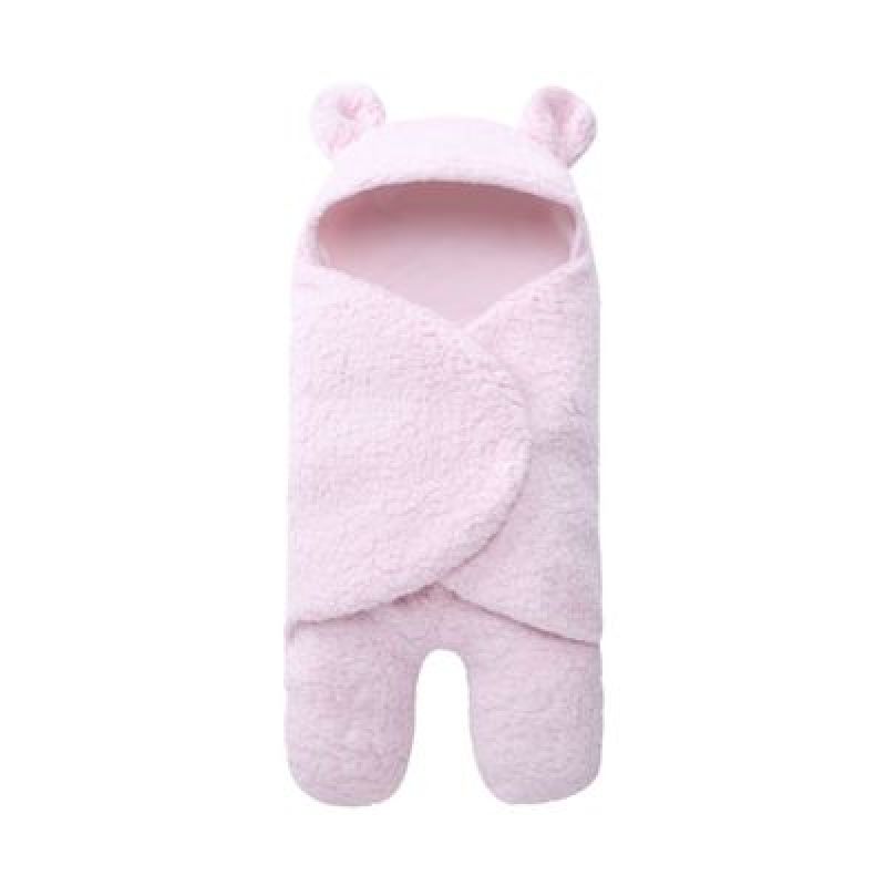 Cute Newborn Baby Boys Girls Blankets Plush  Blankets White, Nursery Swaddling Blankets