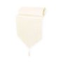 Damask Circle Pattern Table Runner with Tassel,  Modern Solid Table Linen Centre Topper Ornaments#
