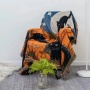 Halloween Throw Thread Blanket with Tassel for Bed Sofa Plaid Travel Car Airplane Nap Blankets Soft /