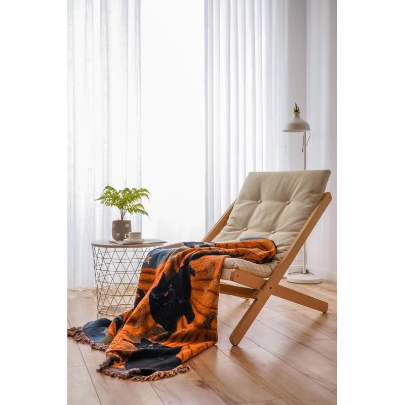 Halloween Throw Thread Blanket with Tassel for Bed Sofa Plaid Travel Car Airplane Nap Blankets Soft /