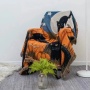 Halloween Throw Thread Blanket with Tassel for Bed Sofa Plaid Travel Car Airplane Nap Blankets Soft /