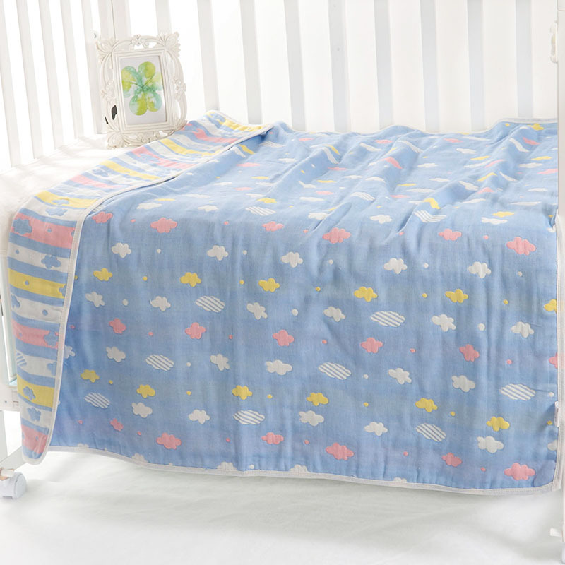 Baby Blue Blanket,Toddler Child Baby Blanket Bedding Quilt Swaddle#
