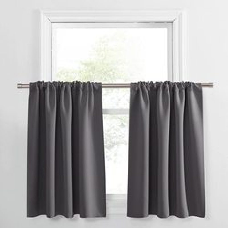 China suppliers Online sale kitchen curtains set rideaux de cuisine, polyester fabric thermal insulated