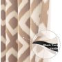High Quality Geometric Patterns Design Grommet Top Bedroom Window Blackout Curtain, Darkening Thermal Insulated Drapes Curtain/
