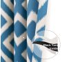 High Quality Geometric Patterns Design Grommet Top Bedroom Window Blackout Curtain, Darkening Thermal Insulated Drapes Curtain/