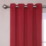 Decoration cardinal red 100% blackout living room sunproof  curtain