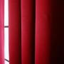 Decoration cardinal red 100% blackout living room sunproof  curtain