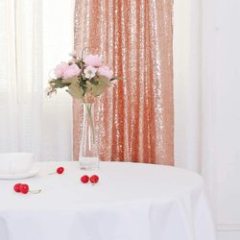 Sequin Backdrop 2FT x 8FT Curtain, Background For Wedding Party Christmas Curtain/