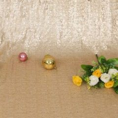 Sequin Backdrop 2FT x 8FT Curtain, Background For Wedding Party Christmas Curtain/