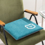 Memory cotton Cartoon 40*40cm Polyester 100% creamy white 350g embroidery dining chair cushion for sectional sofa Living room