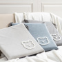 Memory cotton Cartoon 40*40cm Polyester 100% creamy white 350g embroidery dining chair cushion for sectional sofa Living room
