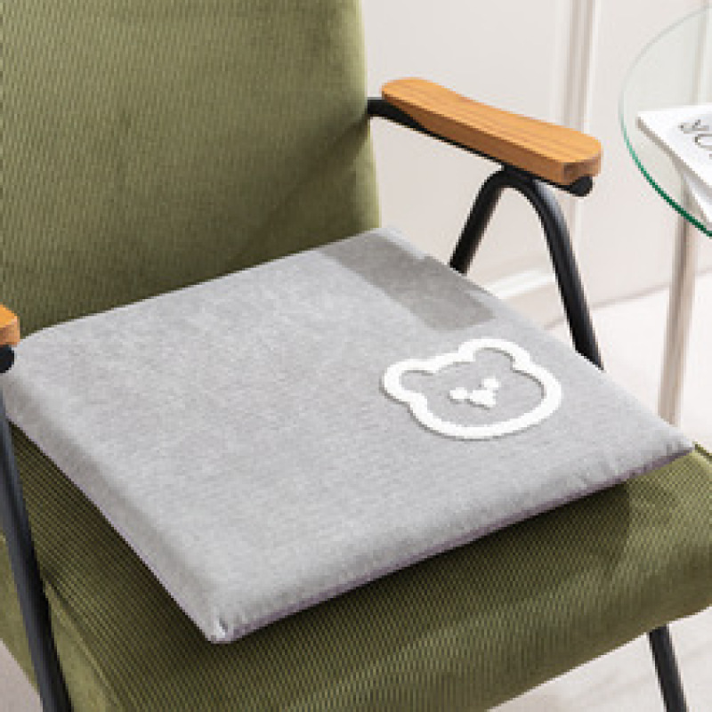 Memory cotton Cartoon 40*40cm Polyester 100% creamy white 350g embroidery dining chair cushion for sectional sofa Living room