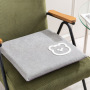 Memory cotton Cartoon 40*40cm Polyester 100% creamy white 350g embroidery dining chair cushion for sectional sofa Living room