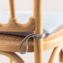 Memory cotton Cartoon 40*40cm Polyester 100% creamy white 350g embroidery dining chair cushion for sectional sofa Living room