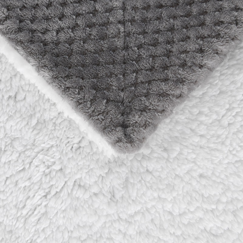 High Quality Cheap Portable Coral Fleece Throw Blanket, New Design Plush Double Side Sherpa Flannel Blanket#
