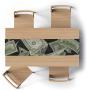 High Quality American Hundred Money Symbol Dollar Placemat Home Decor for Banquet Decoration 13 X 70 Inch table runner with logo