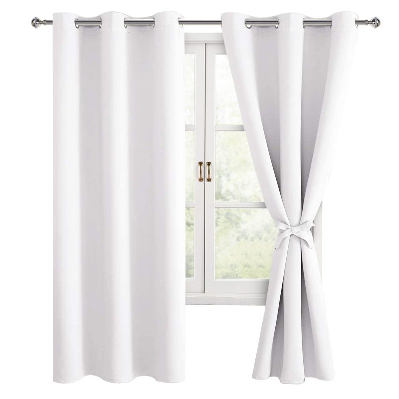 99% full grade blackout polyester luxury curtains thermal blackout curtains for dubai blackout window curtain with grommets