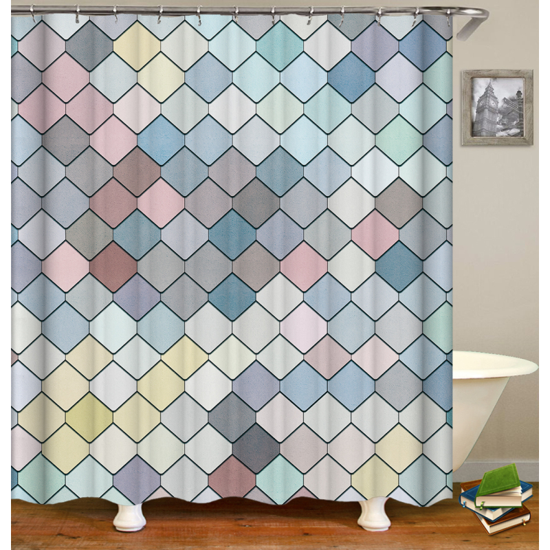 Drop Shipping Hot Selling Amazon Pure Color Simple Shower Curtain, The Cheapest Shower Curtain For Home Hotel From China#