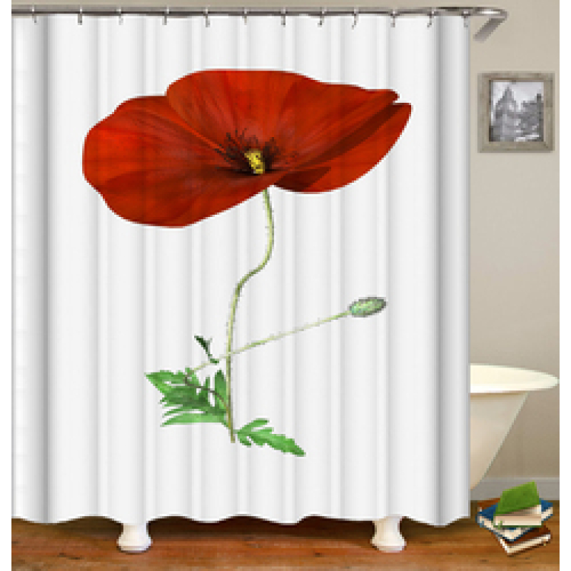 Drop Shipping Hot Selling Amazon Pure Color Simple Shower Curtain, The Cheapest Shower Curtain For Home Hotel From China#