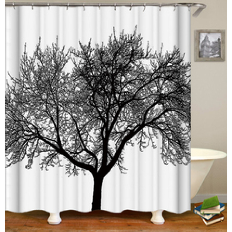 Drop Shipping Hot Selling Amazon Pure Color Simple Shower Curtain, The Cheapest Shower Curtain For Home Hotel From China#