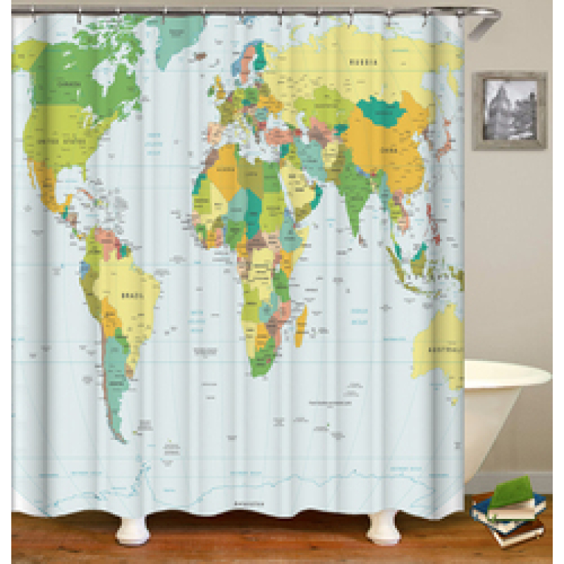 Drop Shipping Hot Selling Amazon Pure Color Simple Shower Curtain, The Cheapest Shower Curtain For Home Hotel From China#