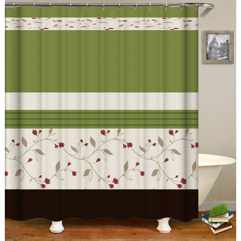Drop Shipping Hot Selling Amazon Pure Color Simple Shower Curtain, The Cheapest Shower Curtain For Home Hotel From China#