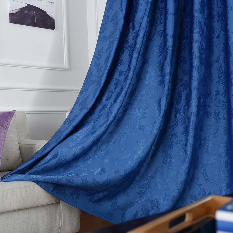 China Suppliers Designs Jacquard Luxury Soundproof Blackout Cortinas Precios